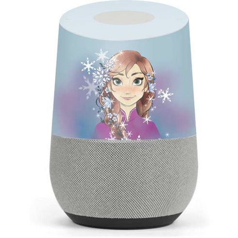 Disney Frozen Anna Portrait Google Home Skin